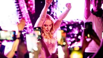 Madonna überrascht Fans im West Hollywood Club