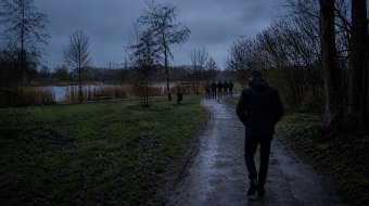 Anschlagsreihe in Amsterdam