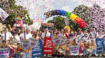 Friedliche Demo beim CSD Hamburg