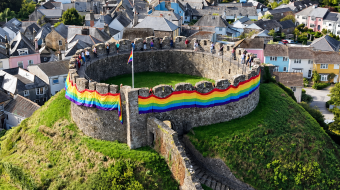 Pride im Totnes Castle