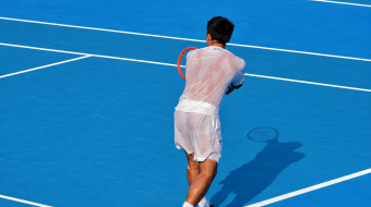 Tennis-Wirbel um Jockstrap 