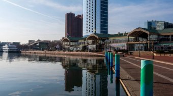 Baltimores Inner Harbor am 8. Januar 2026. Symbolbild, keine Aufnahme der Bar Leon’s.