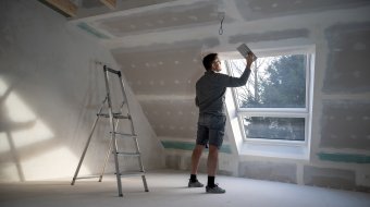 Ein Haus wird renoviert