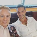 Barrie Drewitt-Barlow und Scott Hutchinson im Glück