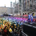 CSD München Bühne am Marienplatz // © Erwin Harbeck