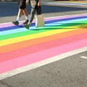 Vilnius und Polizei streiten um Regenbogen-Zebrastreifen