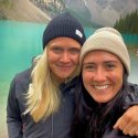 Kim Meylemans und Nicole Silveira bei der Winter-Olympiade