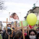 Demonstration als Statement gegen fundamentale Christen 