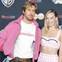 Ryan Gosling und Margot Robbie bei der CinemaCon 2023 in Las Vegas. // Getty Images: Greg Doherty/WireImage