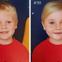 Lucy Hellenbrecht hat das Geschlecht ihrer Kinderbilder mittels künstlicher Intelligenz anpassen lassen.