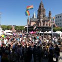 Linke Angriffe in Mainz