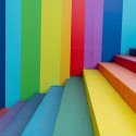 Streit um eine Regenbogentreppe