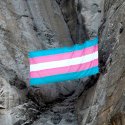 Trans-Flagge am El Capitan