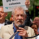 Demo mit Ian McKellen 