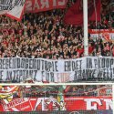 Hass-Banner in der Zweitliga