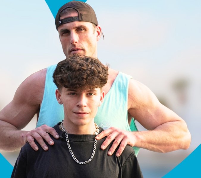 Drake Von und Mark LAX: Schwules Paar rockt Only-Fans