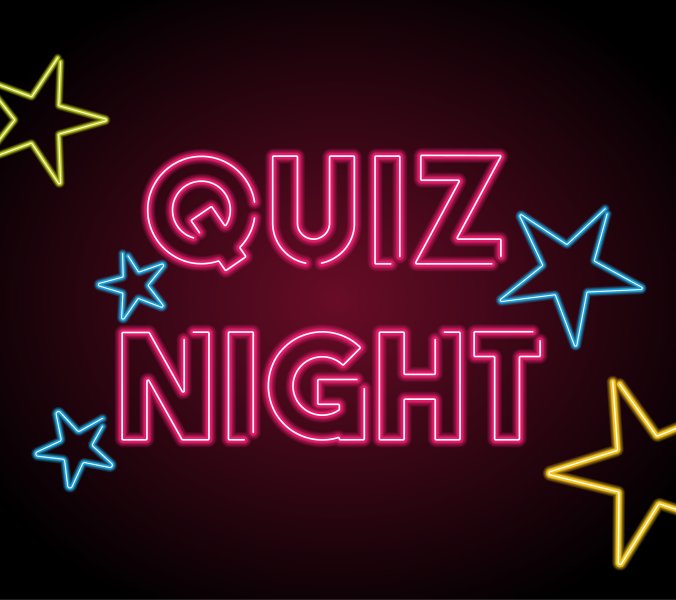 Neonschild Quiz Night