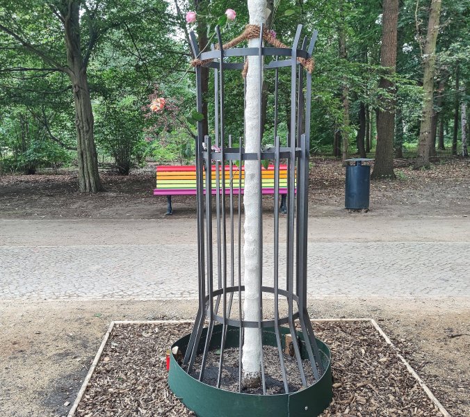 Gedenkstätte verwüstet