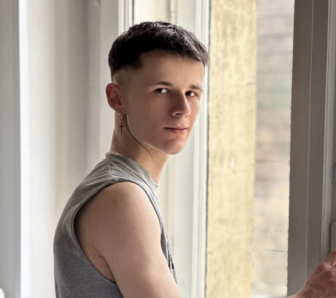 Paul Gregor alias Pauli am Fenster