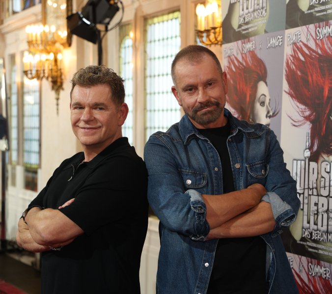 Peter Plate links und Ulf Leo Sommer im Theater des Westens